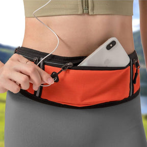 Professional Running Waist Bag Sports Belt Pouch Mobile Phone Case Men Women Hidden Pouch Gym SportsBags Running Belt Waist Pack - Loja Ammix