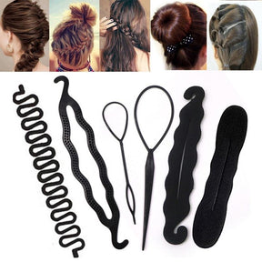 Kit de Acessórios de Cabelo para Vários Estilos de Penteado - Loja Ammix
