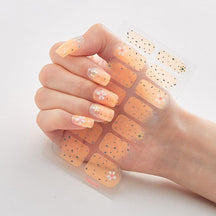Four Sorts of Nail Stickers Fashion Nail Wraps Self Adhesive Manicure Decoracion Nail Strips Nail Sticker Set Nail Art - Loja Ammix