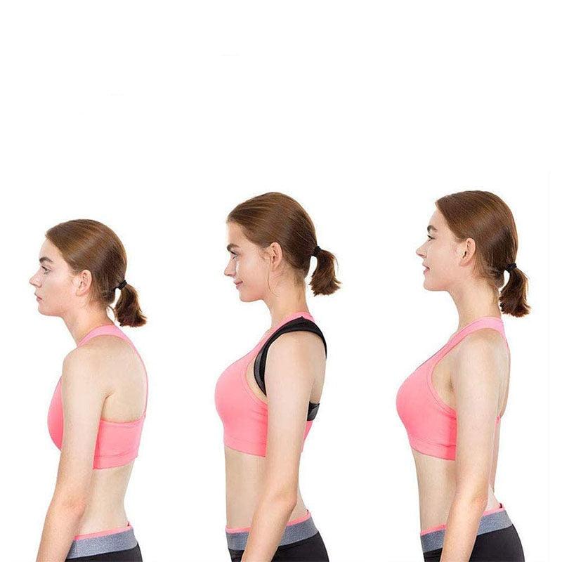 Medical Adjustable Clavicle Posture Corrector Men Woemen Upper Back Brace Shoulder Lumbar Support Belt Corset Posture Correction - Loja Ammix