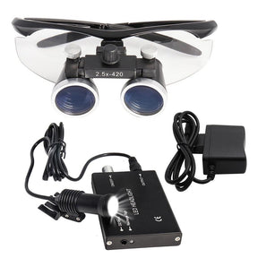 Lupa Dental Binocular Médico 2.5/3.5x420 - Loja Ammix