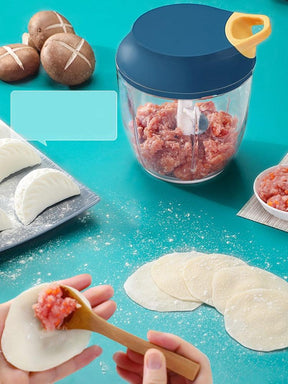 JOYBOS Food Chopper High Speed Mini Garlic Slicer Mincing Machine  Vegetable Meat Kitchen Chopper Shredder Gadget JBS88 - Loja Ammix