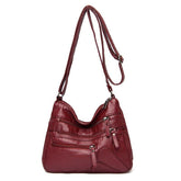 Bolsa de Ombro Feminina de Couro Designer de Luxo - Loja Ammix