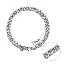 Pulseira de Corrente Masculina Aço Inoxidável - Loja Ammix