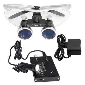 Lupa Dental Binocular Médico 2.5/3.5x420 - Loja Ammix