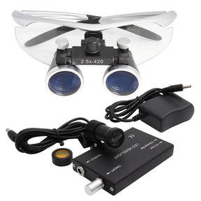 Lupa Dental Binocular Médico 2.5/3.5x420 - Loja Ammix