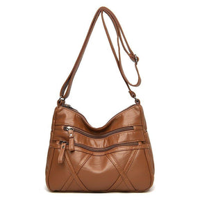 Bolsa de Ombro Feminina de Couro Designer de Luxo - Loja Ammix