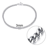 Pulseira de Corrente Masculina Aço Inoxidável - Loja Ammix