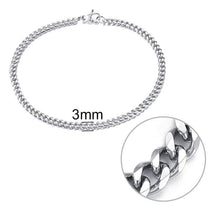 Pulseira de Corrente Masculina Aço Inoxidável - Loja Ammix