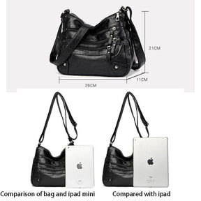Bolsa de Ombro Feminina de Couro Designer de Luxo - Loja Ammix