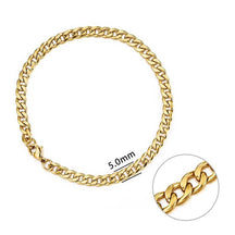 Pulseira de Corrente Masculina Aço Inoxidável - Loja Ammix