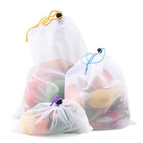 Kit Sacos Reutilizáveis Coloridos - Loja Ammix