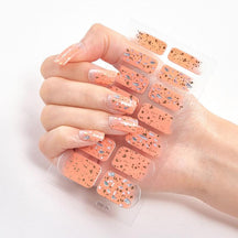 Four Sorts of Nail Stickers Fashion Nail Wraps Self Adhesive Manicure Decoracion Nail Strips Nail Sticker Set Nail Art - Loja Ammix