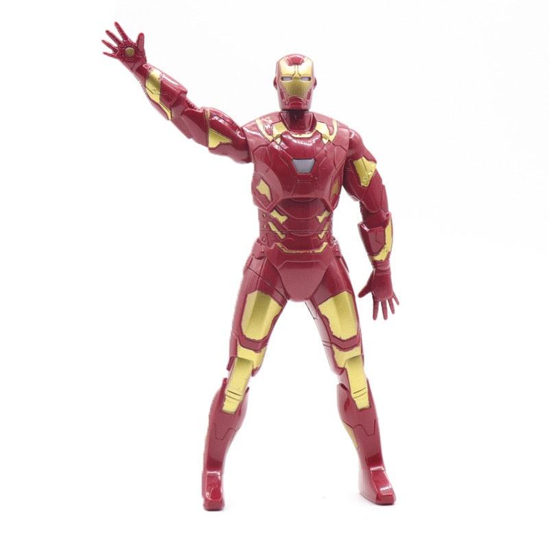 18Cm Marvel Spiderman Hulk Ironman Anime Figure Action Toy Christmas Gift Pvc Movable Joints Rotatable Doll Collection Model - Loja Ammix