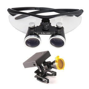 Lupa Dental Binocular Médico 2.5/3.5x420 - Loja Ammix