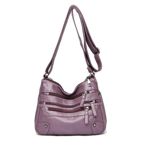 Bolsa de Ombro Feminina de Couro Designer de Luxo - Loja Ammix