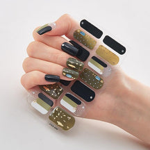 Four Sorts of Nail Stickers Fashion Nail Wraps Self Adhesive Manicure Decoracion Nail Strips Nail Sticker Set Nail Art - Loja Ammix