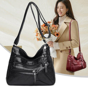 Bolsa de Ombro Feminina de Couro Designer de Luxo - Loja Ammix