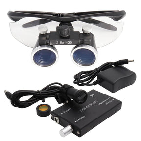 Lupa Dental Binocular Médico 2.5/3.5x420 - Loja Ammix