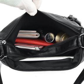 Bolsa de Ombro Feminina de Couro Designer de Luxo - Loja Ammix