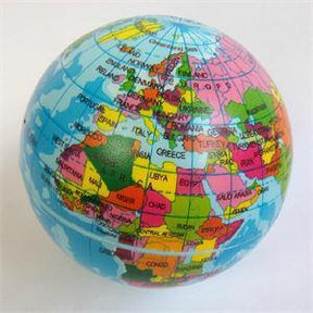 Bolinha Anti Stress Mapa Mundo - Loja Ammix