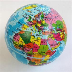 Bolinha Anti Stress Mapa Mundo - Loja Ammix