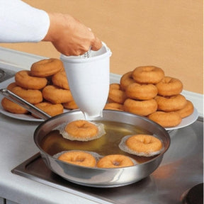 Magic Fast Plastic Donut Maker Waffle Molds Kitchen Accessory Bakeware Doughnut Maker Cake Mold Biscuit Cookies Diy Baking Tool - Loja Ammix