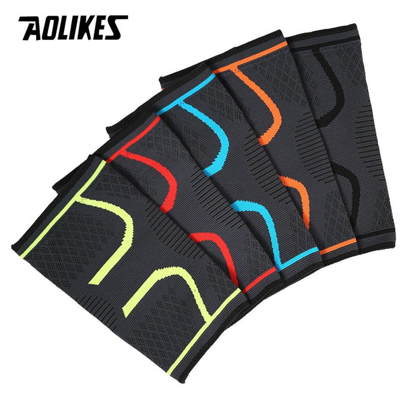 1PCS Fitness Running Cycling Knee Support Braces Elastic Nylon Sport Compression Knee Pad Sleeve for Basketball Volleyball - Loja Ammix