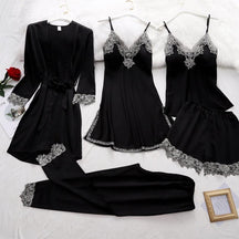 Conjunto de Pijama de Seda - Loja Ammix