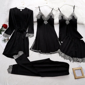 Conjunto de Pijama de Seda - Loja Ammix