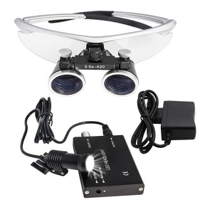 Lupa Dental Binocular Médico 2.5/3.5x420 - Loja Ammix