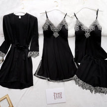 Conjunto de Pijama de Seda - Loja Ammix