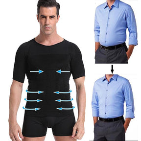 Camiseta Masculina de Tonificação Corporal Modeladora Postura - Loja Ammix