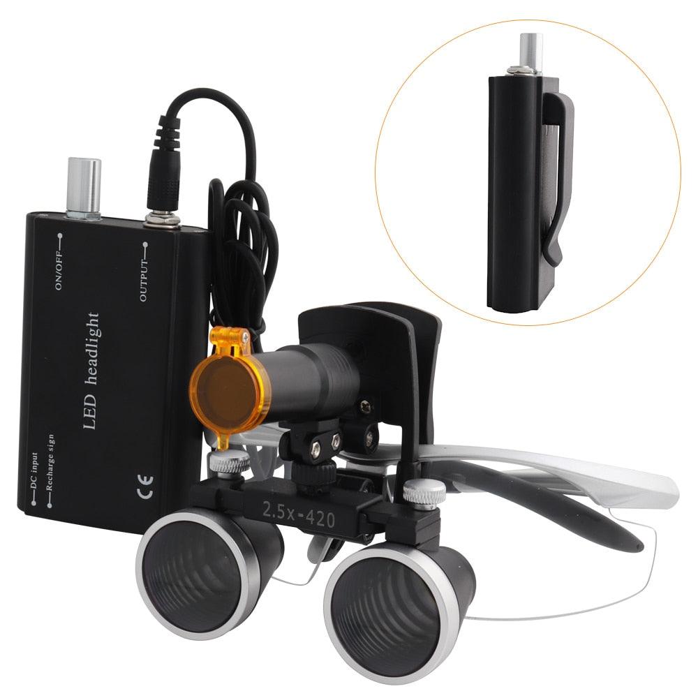 Lupa Dental Binocular Médico 2.5/3.5x420 - Loja Ammix