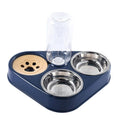 Tigela para Alimentação de Animais com garrafa de água com Saída Automática - Loja Ammix