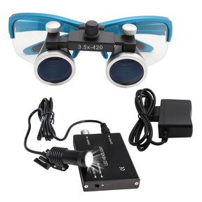 Lupa Dental Binocular Médico 2.5/3.5x420 - Loja Ammix