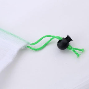 5pcs Colorful Reusable Fruit Vegetable Bags Net Bag Produce Washable Mesh Bags Kitchen Storage Bags Toys Sundries - Loja Ammix