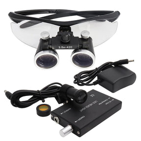 Lupa Dental Binocular Médico 2.5/3.5x420 - Loja Ammix