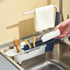 Suporte Retrátil Multiuso para Pia de Cozinha - Loja Ammix