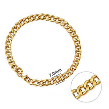 Pulseira de Corrente Masculina Aço Inoxidável - Loja Ammix