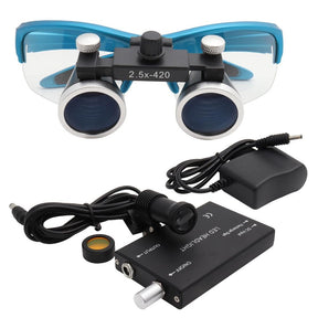 Lupa Dental Binocular Médico 2.5/3.5x420 - Loja Ammix