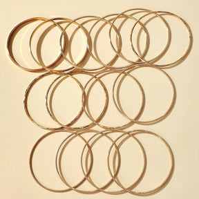 Tocona Punk Gold Color Bracelets for Women Trendy Alloy Metal Bangle Bohemian Jewelry Accessories Gift Wholesale 15165 - Loja Ammix