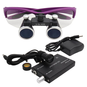 Lupa Dental Binocular Médico 2.5/3.5x420 - Loja Ammix