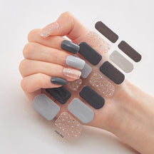 Four Sorts of Nail Stickers Fashion Nail Wraps Self Adhesive Manicure Decoracion Nail Strips Nail Sticker Set Nail Art - Loja Ammix