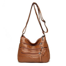 Bolsa de Ombro Feminina de Couro Designer de Luxo - Loja Ammix