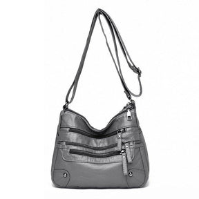 Bolsa de Ombro Feminina de Couro Designer de Luxo - Loja Ammix