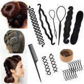 Kit de Acessórios de Cabelo para Vários Estilos de Penteado - Loja Ammix