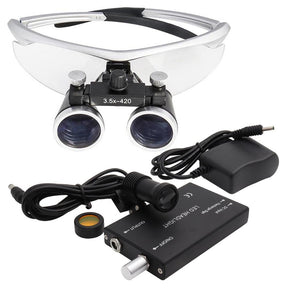 Lupa Dental Binocular Médico 2.5/3.5x420 - Loja Ammix