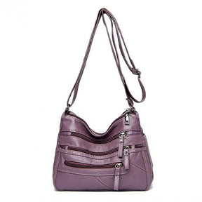 Bolsa de Ombro Feminina de Couro Designer de Luxo - Loja Ammix