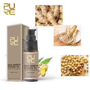 PURC Hair Growth Serum Oils Fast Hair Growth Products Hair &amp; Scalp Treatments for Thinning Beauty Hair Care Men Women 20ml - Loja Ammix